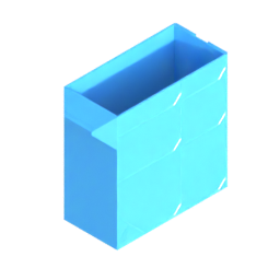 Render of MODULITH 165 Classic Drawer - 1W-3H